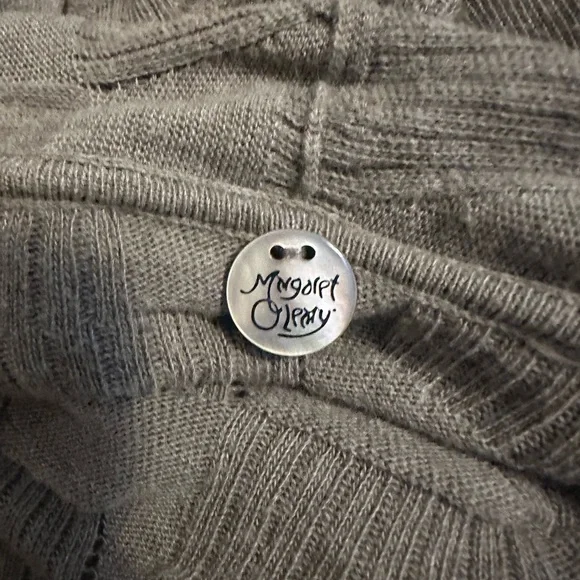 Margaret O'Leary Origami Duster in Cement Size M - Picture 4 of 6